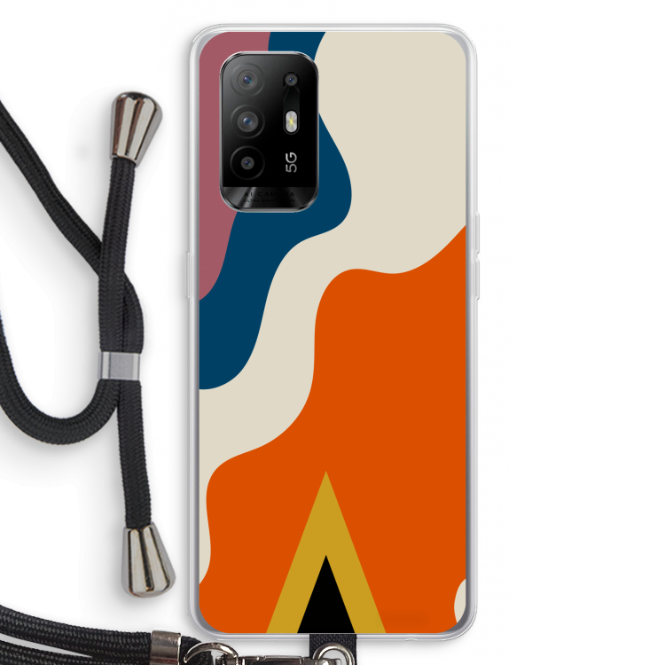 Noor A: Oppo A94 5G Transparant Hoesje met koord