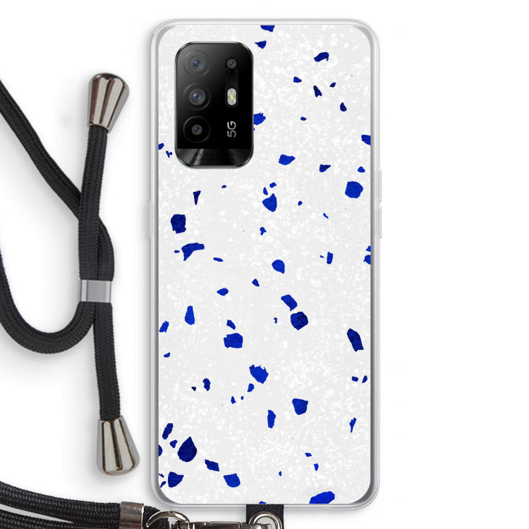 Terrazzo N°5: Oppo A94 5G Transparant Hoesje met koord