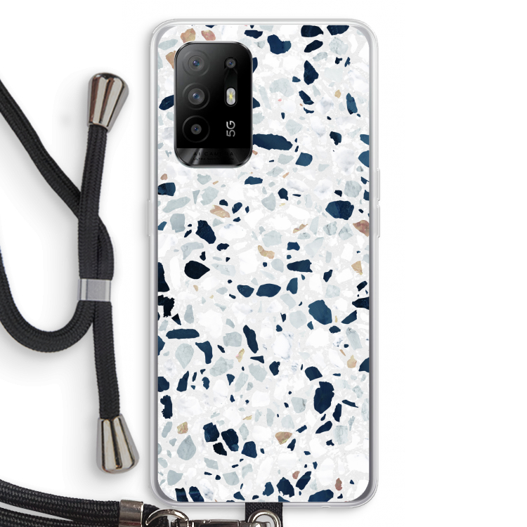 Terrazzo N°1: Oppo A94 5G Transparant Hoesje met koord