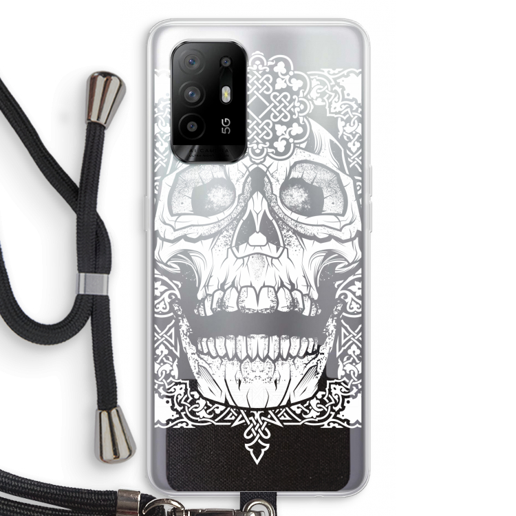 Seek & Destroy: Oppo A94 5G Transparant Hoesje met koord