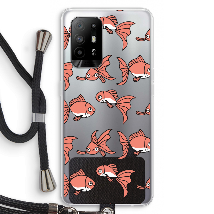 Blub: Oppo A94 5G Transparant Hoesje met koord