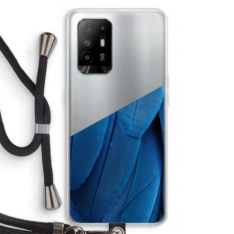 Pauw: Oppo A94 5G Transparant Hoesje met koord