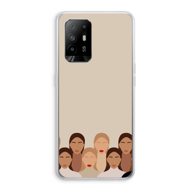 Girls girls girls: Oppo A94 5G Transparant Hoesje