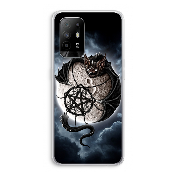 Volle maan: Oppo A94 5G Transparant Hoesje
