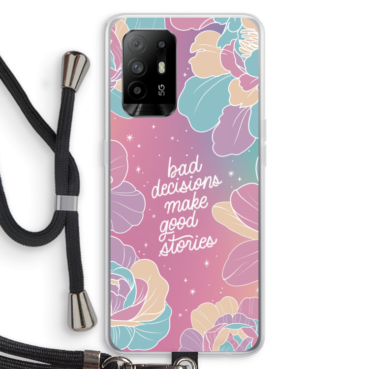 Good stories: Oppo A94 5G Transparant Hoesje met koord