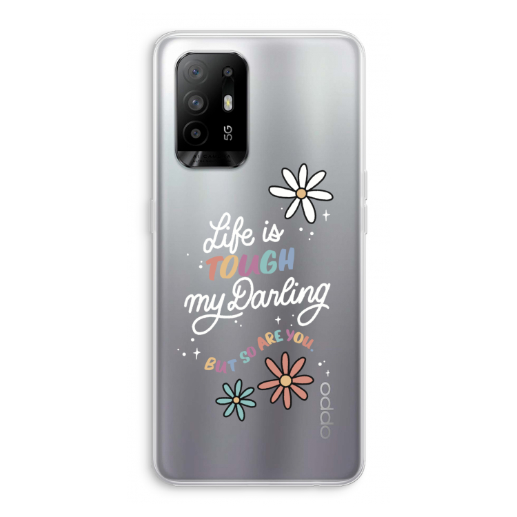 Tough Life: Oppo A94 5G Transparant Hoesje