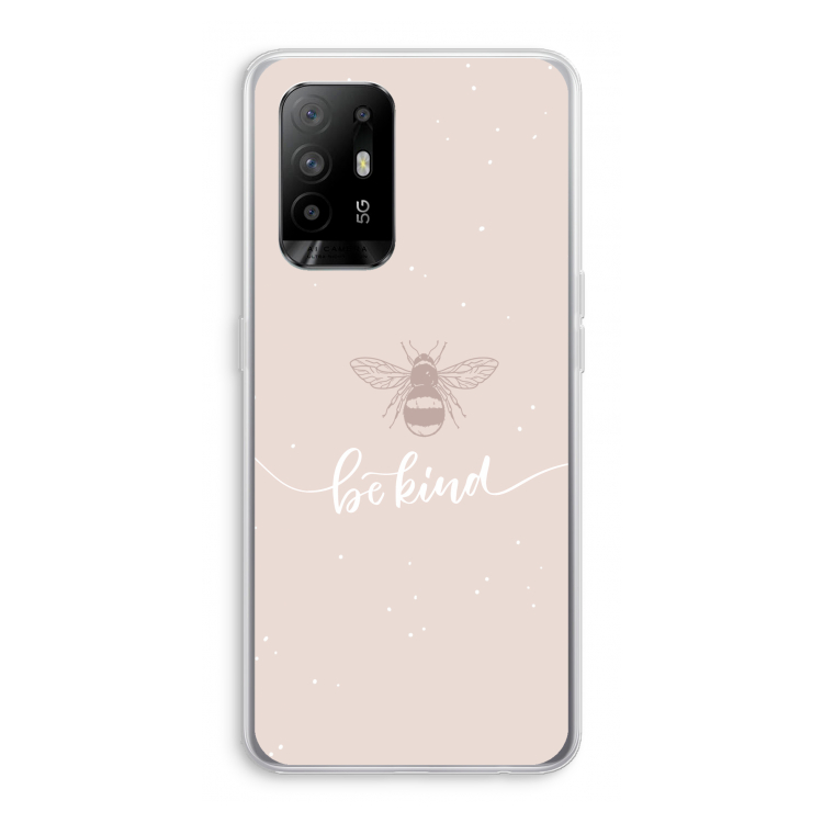 Be(e) kind: Oppo A95 5G Transparant Hoesje
