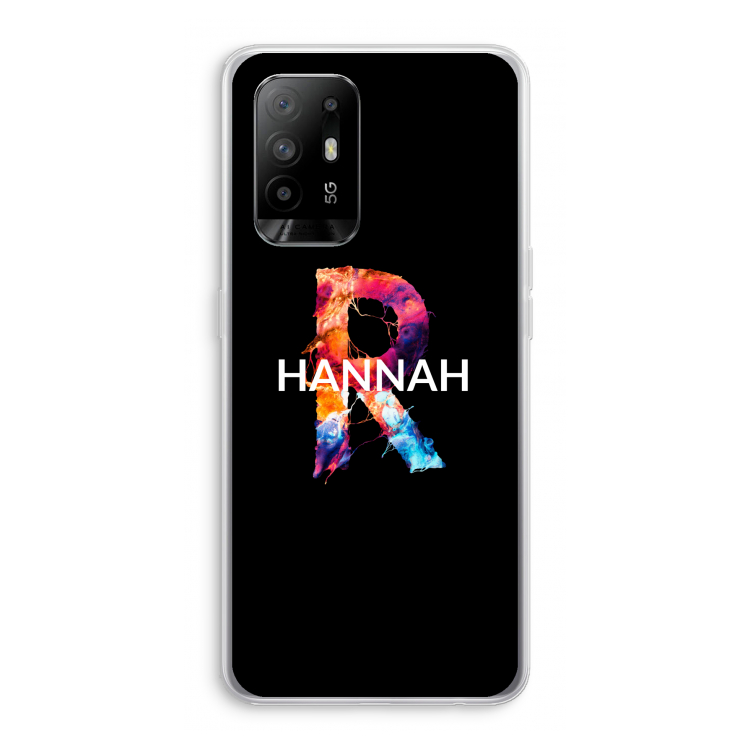 Abstract Spectrum: Oppo A95 5G Transparant Hoesje