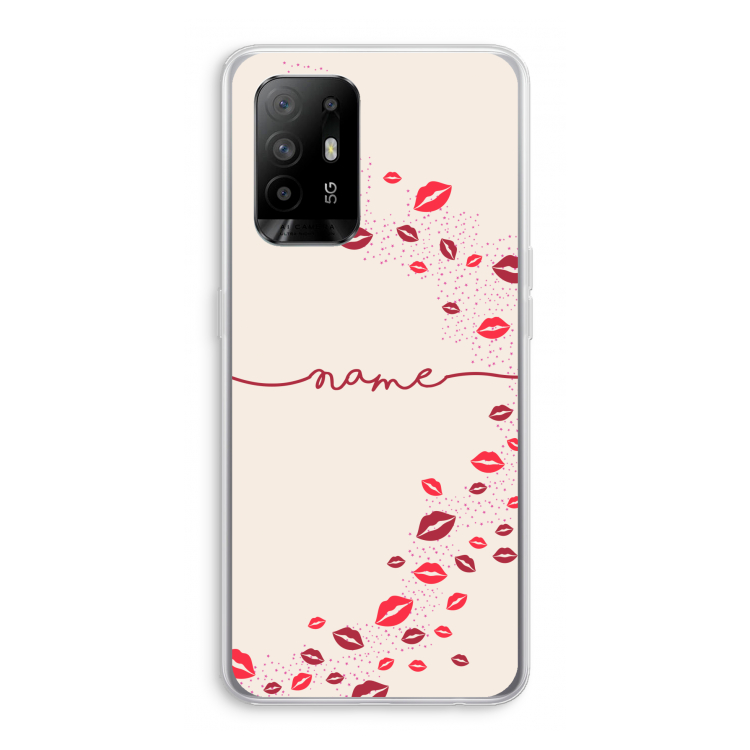 Kusjes: Oppo A95 5G Transparant Hoesje