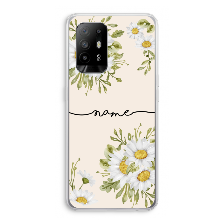 Daisies: Oppo A95 5G Transparant Hoesje