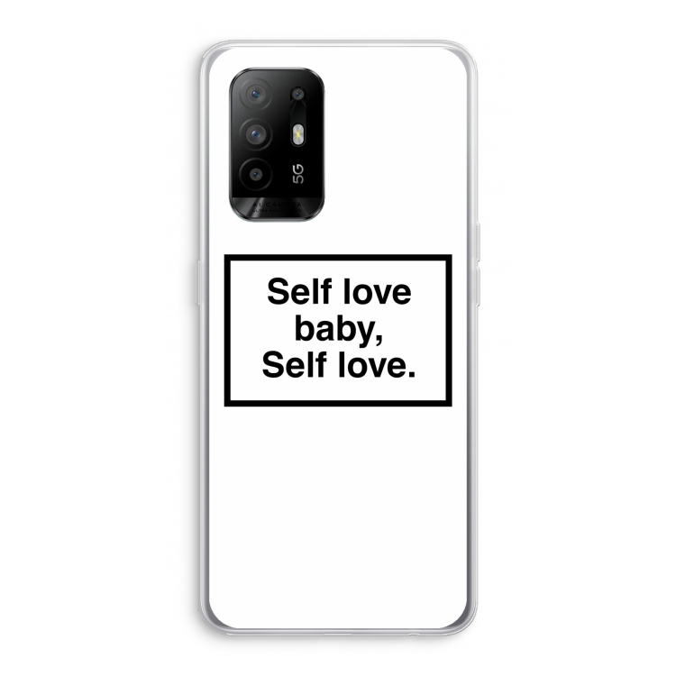Self love: Oppo A95 5G Transparant Hoesje