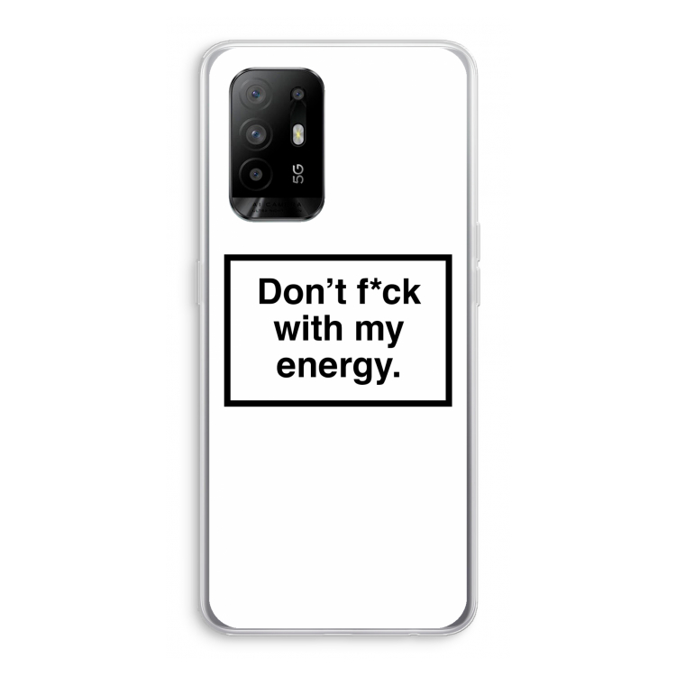 My energy: Oppo A95 5G Transparant Hoesje