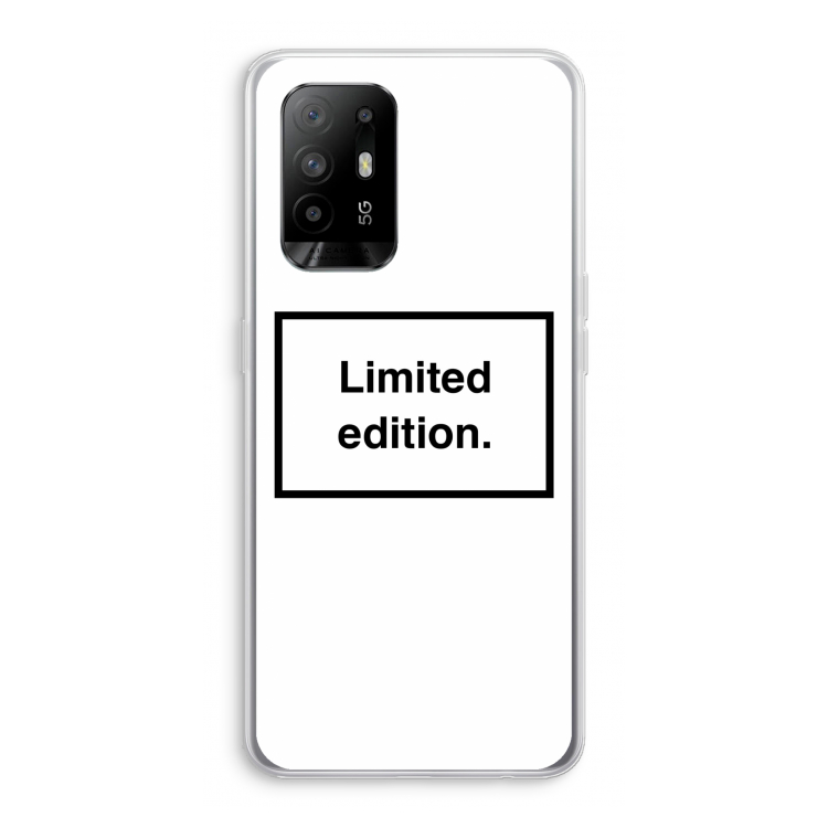 Limited edition: Oppo A95 5G Transparant Hoesje