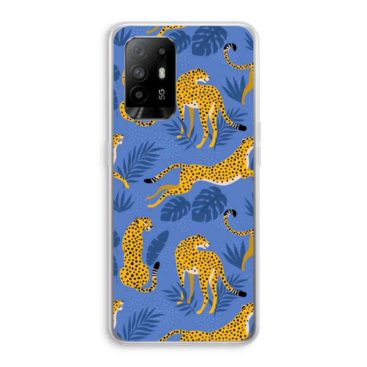 Luipaard: Oppo A95 5G Transparant Hoesje