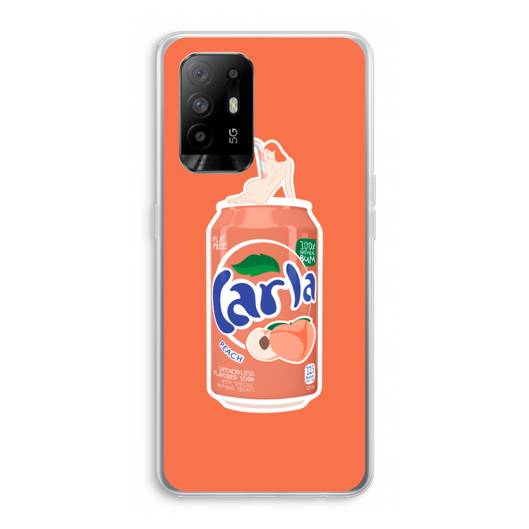 S(peach)less: Oppo A95 5G Transparant Hoesje