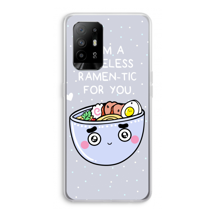 I'm A Hopeless Ramen-Tic For You: Oppo A95 5G Transparant Hoesje