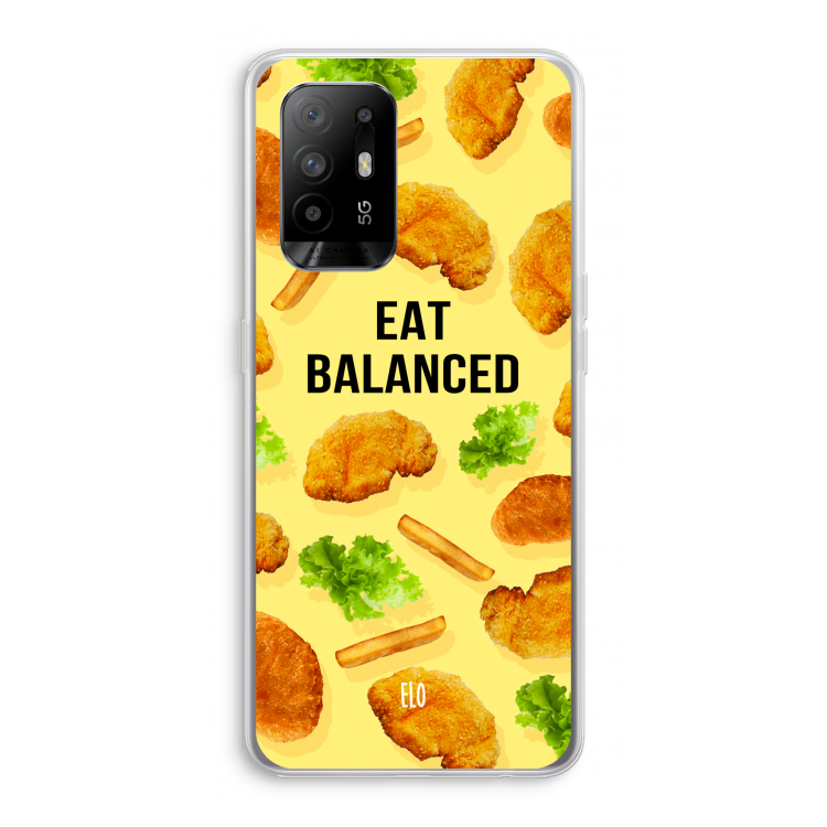 Eat Balanced: Oppo A95 5G Transparant Hoesje