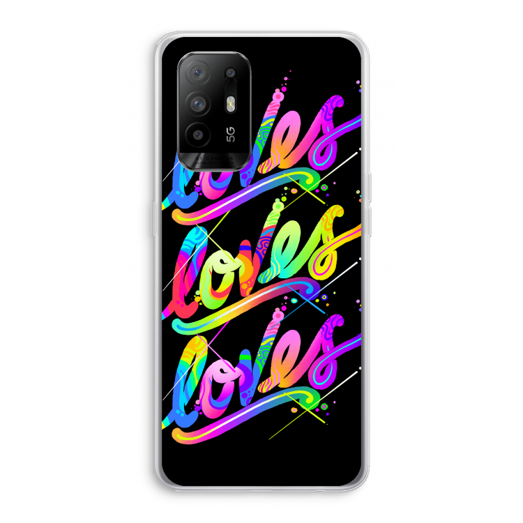 Loves: Oppo A95 5G Transparant Hoesje