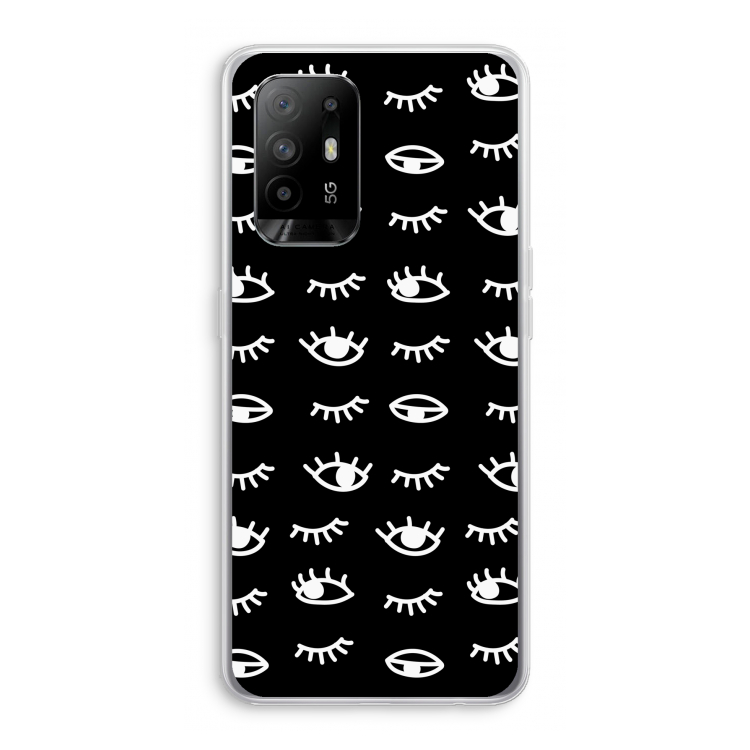 Eye pattern #3: Oppo A95 5G Transparant Hoesje