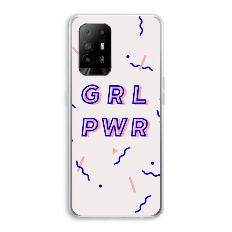 GRL PWR: Oppo A95 5G Transparant Hoesje