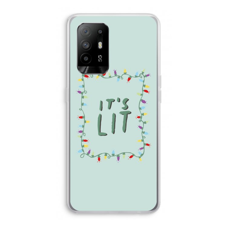 It's Lit: Oppo A95 5G Transparant Hoesje