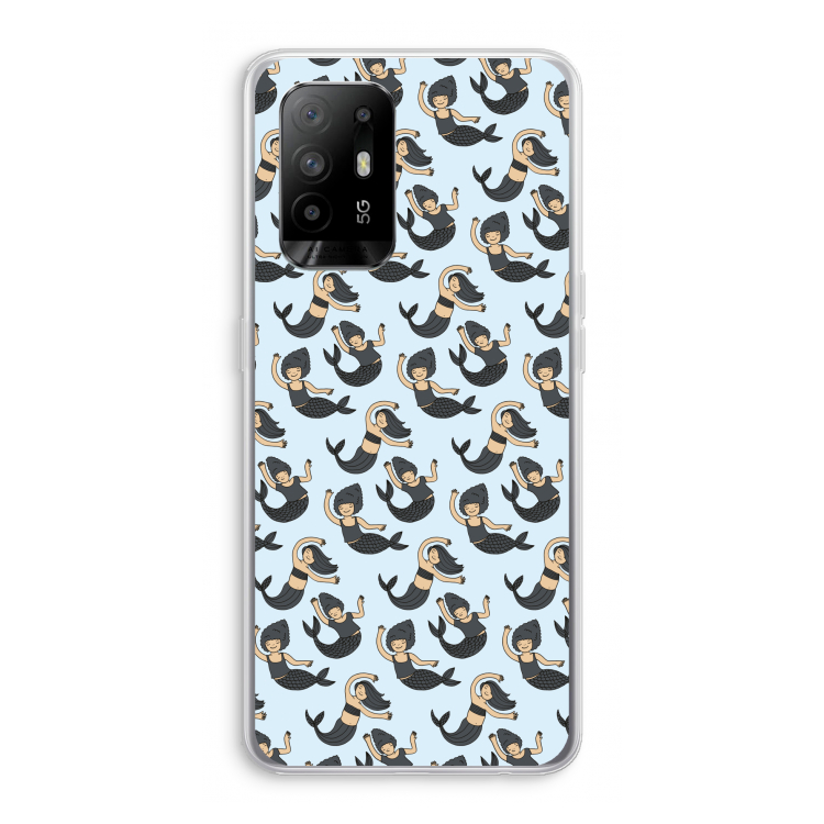 Zeemeermin: Oppo A95 5G Transparant Hoesje