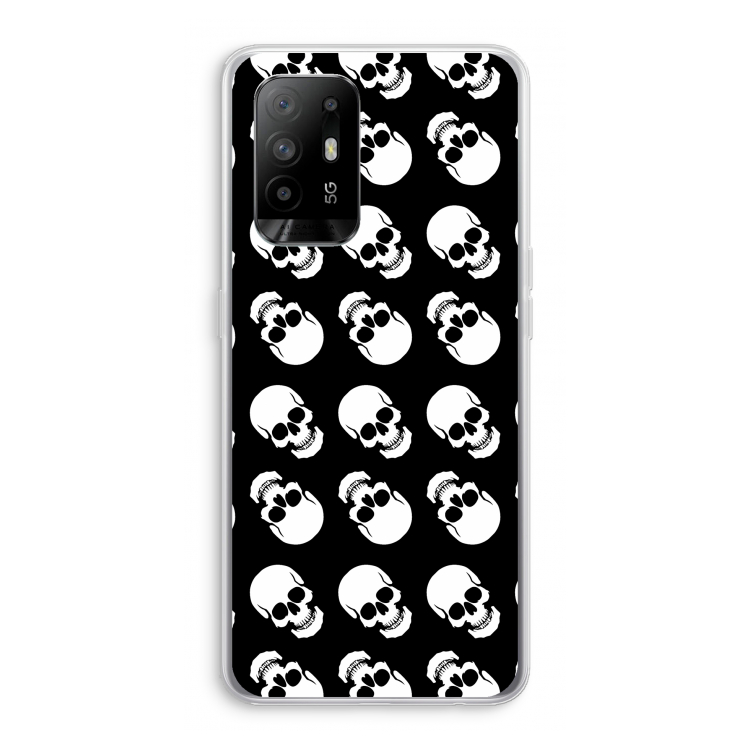 Musketon Skulls: Oppo A95 5G Transparant Hoesje