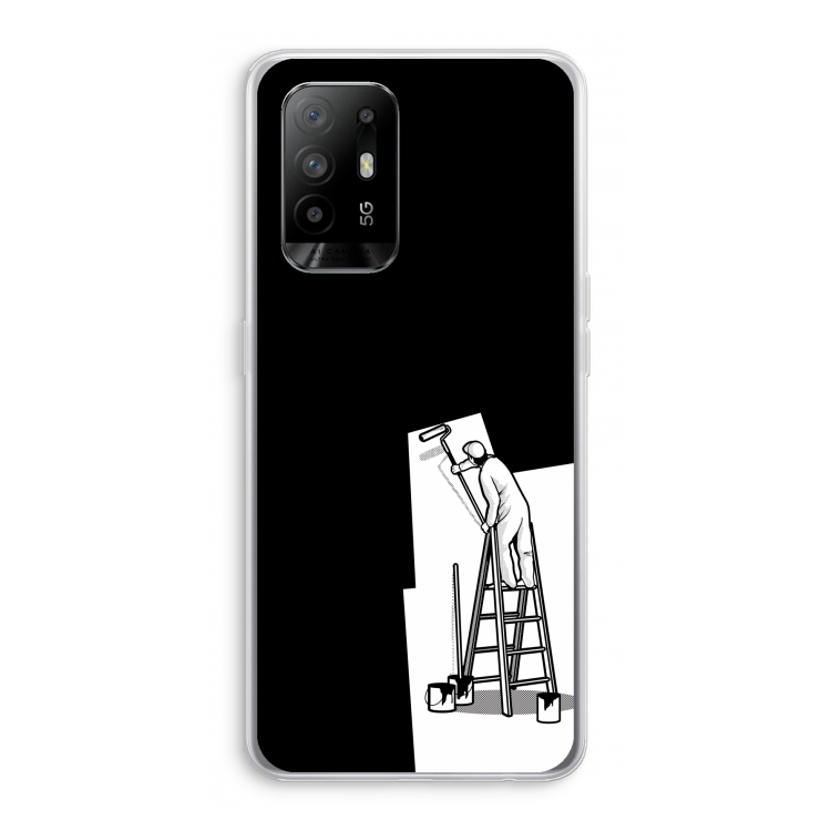 Musketon Painter: Oppo A95 5G Transparant Hoesje