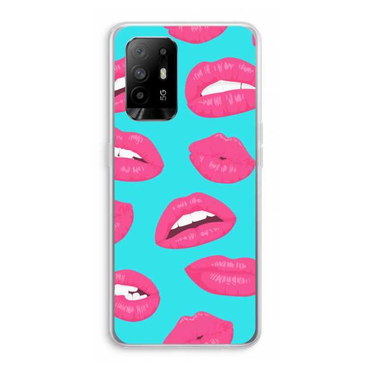 Bite my lip: Oppo A95 5G Transparant Hoesje