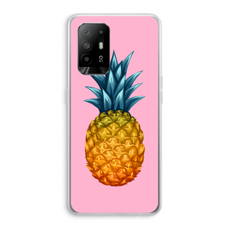 Grote ananas: Oppo A95 5G Transparant Hoesje
