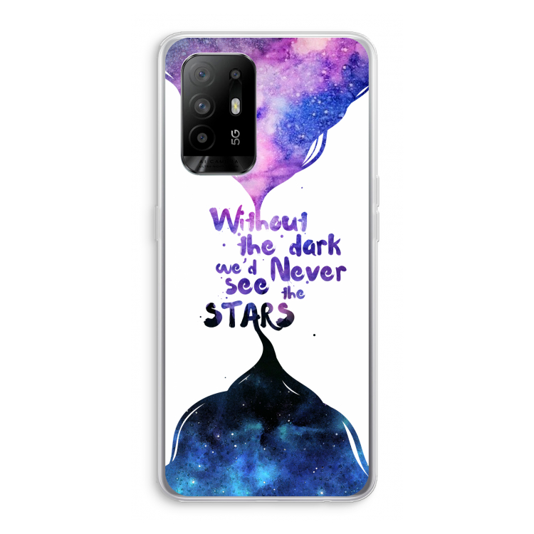 Stars quote: Oppo A95 5G Transparant Hoesje