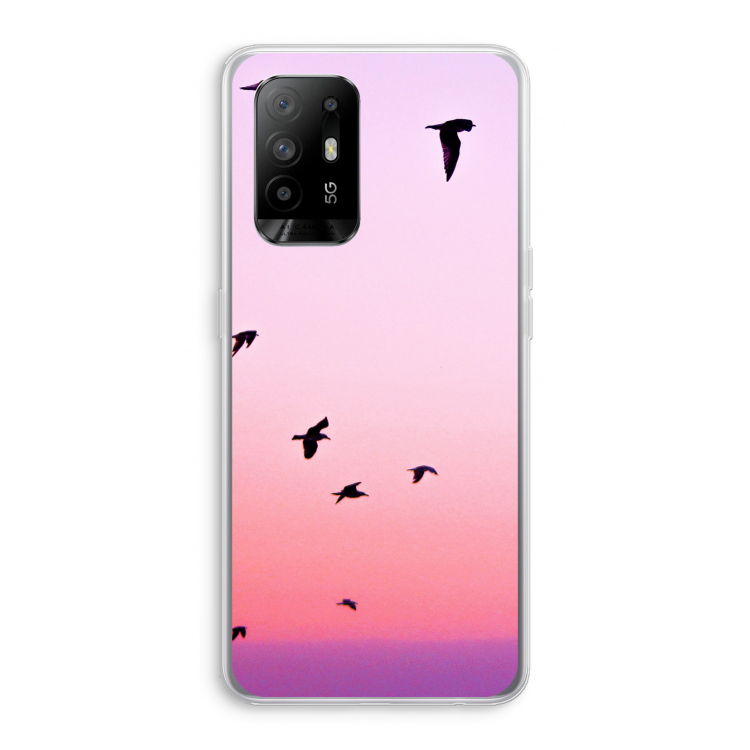 Fly away: Oppo A95 5G Transparant Hoesje