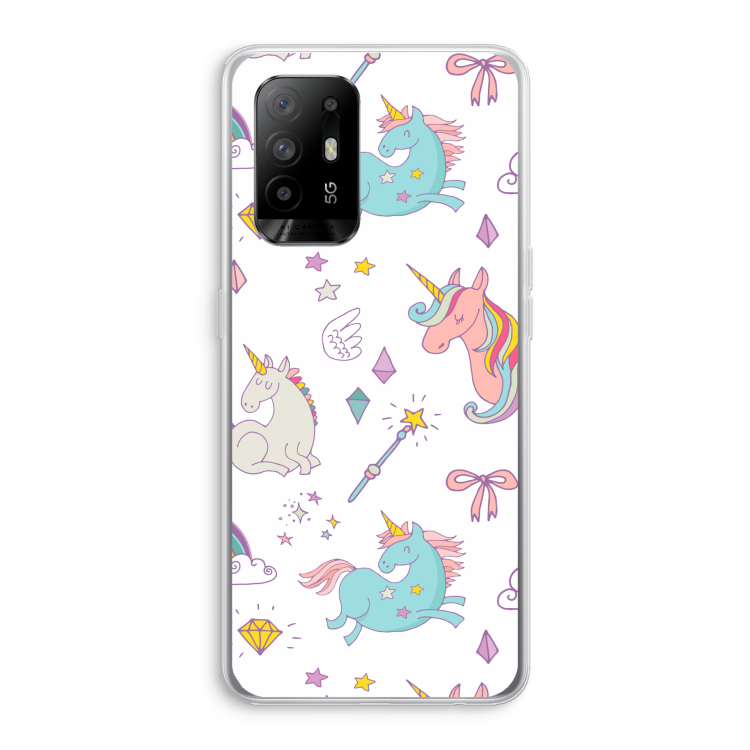 Fantasiewereld: Oppo A95 5G Transparant Hoesje