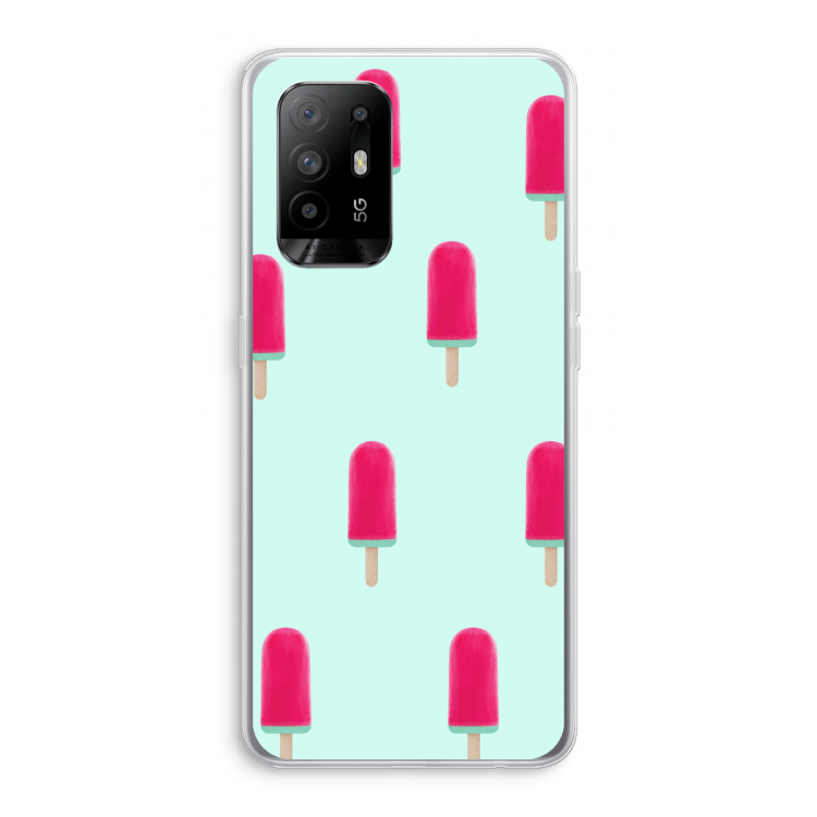 Waterijsje: Oppo A95 5G Transparant Hoesje