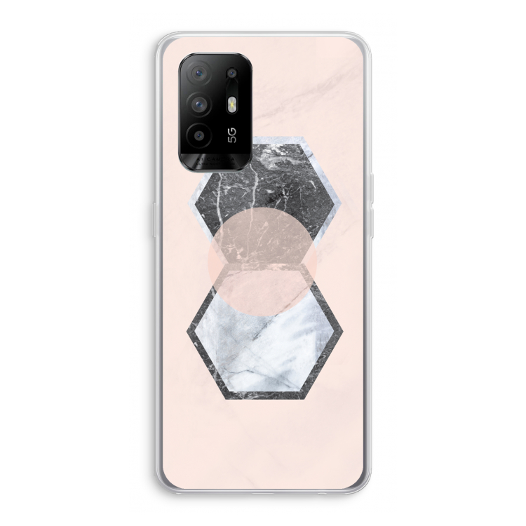 Creatieve toets: Oppo A95 5G Transparant Hoesje