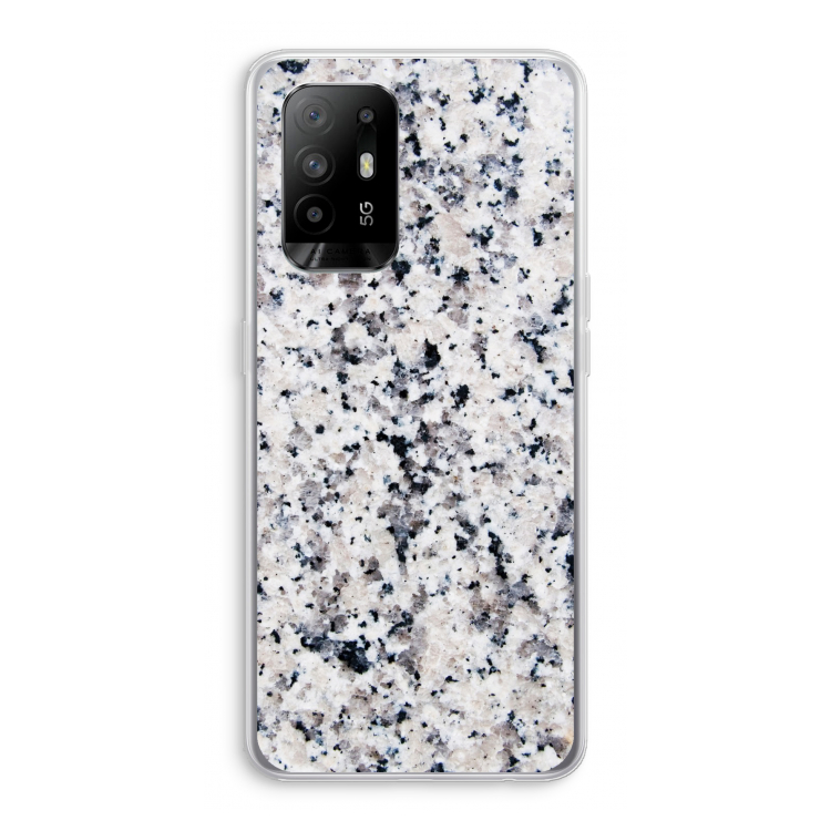 Gespikkelde marmer: Oppo A95 5G Transparant Hoesje