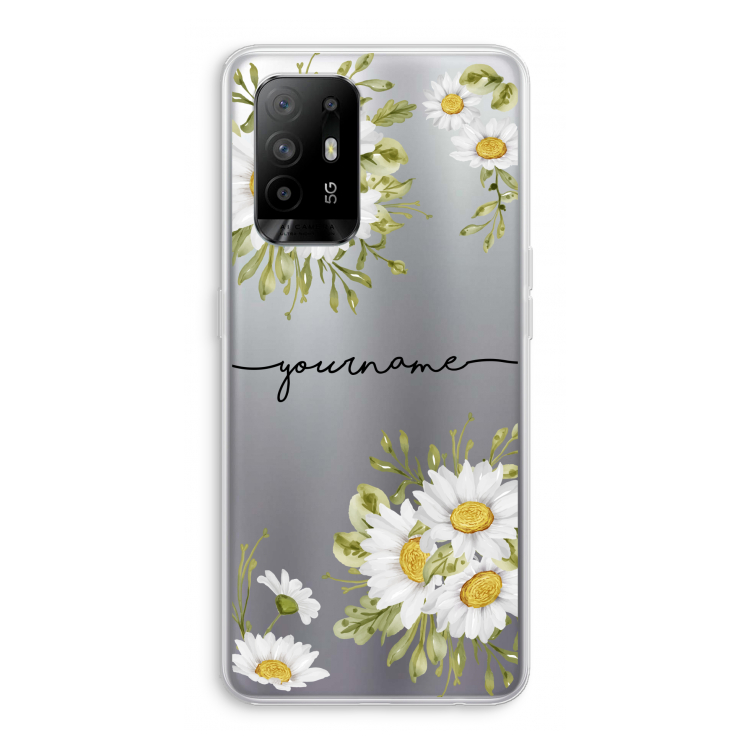 Daisies: Oppo A95 5G Transparant Hoesje