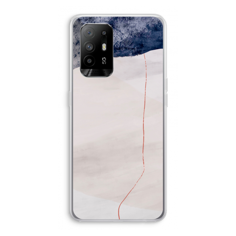 Stone White: Oppo A95 5G Transparant Hoesje