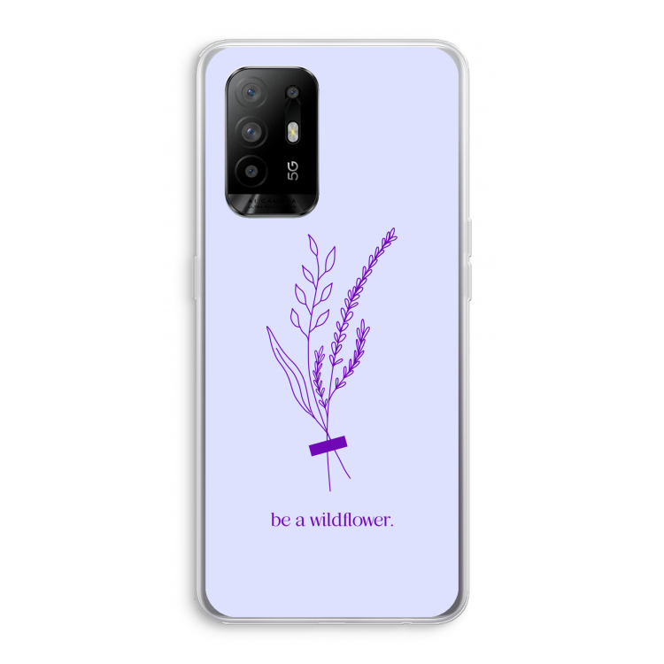 Be a wildflower: Oppo A95 5G Transparant Hoesje