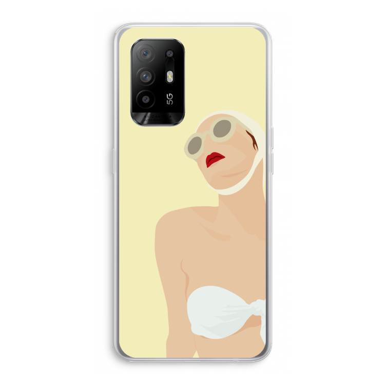Summer: Oppo A95 5G Transparant Hoesje