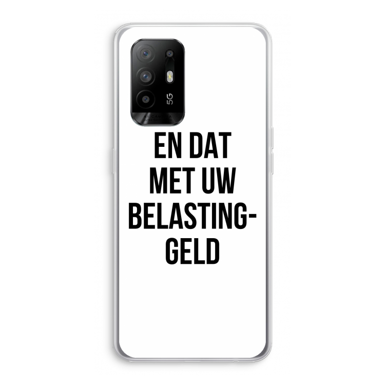 Belastinggeld: Oppo A95 5G Transparant Hoesje