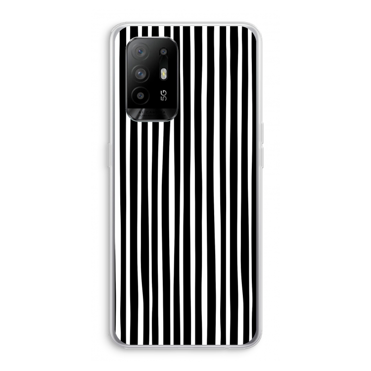 Stripes: Oppo A95 5G Transparant Hoesje