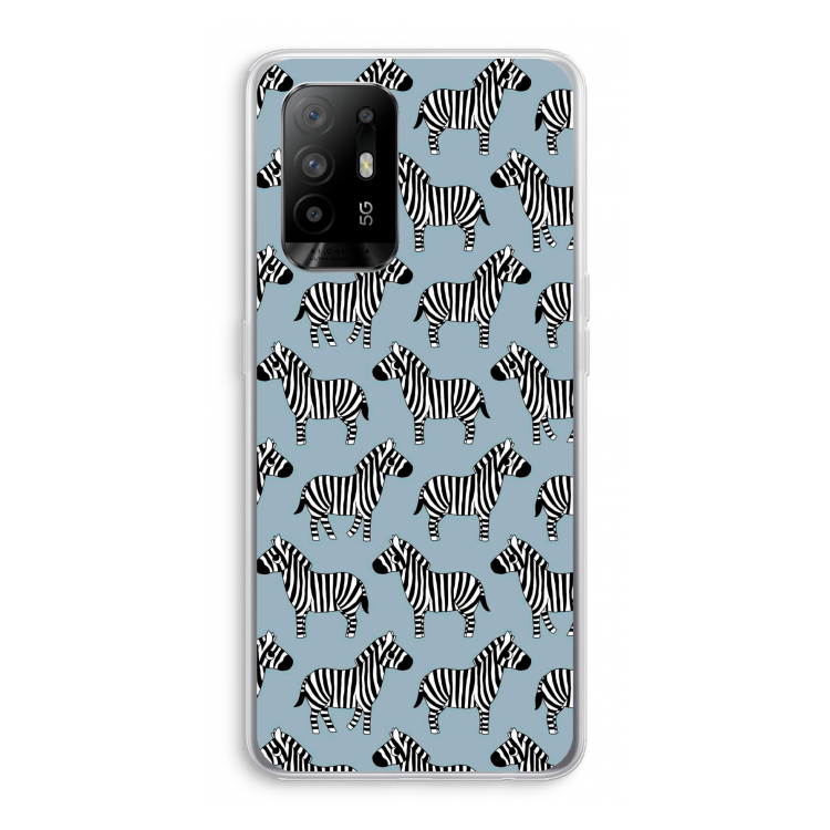 Zebra: Oppo A95 5G Transparant Hoesje