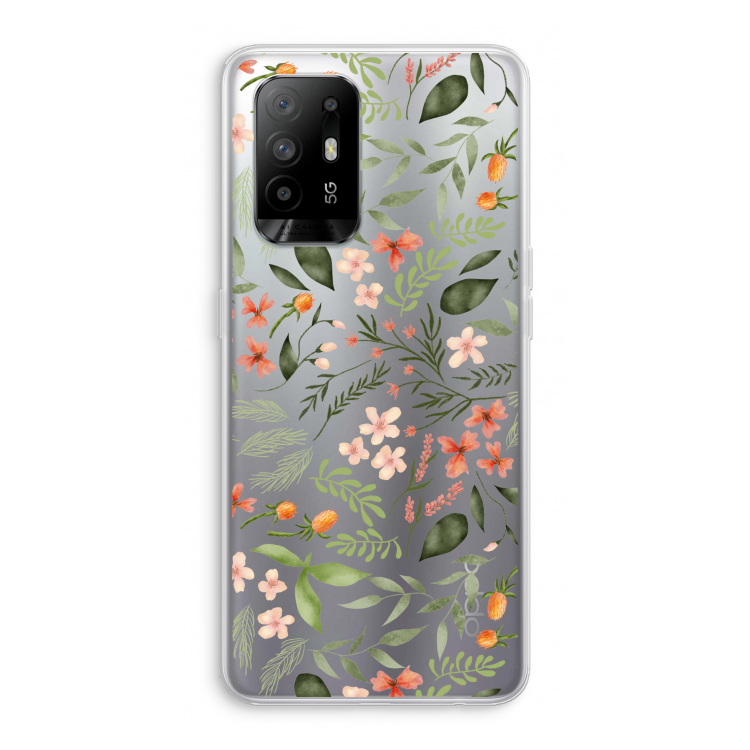 Sweet little flowers: Oppo A95 5G Transparant Hoesje