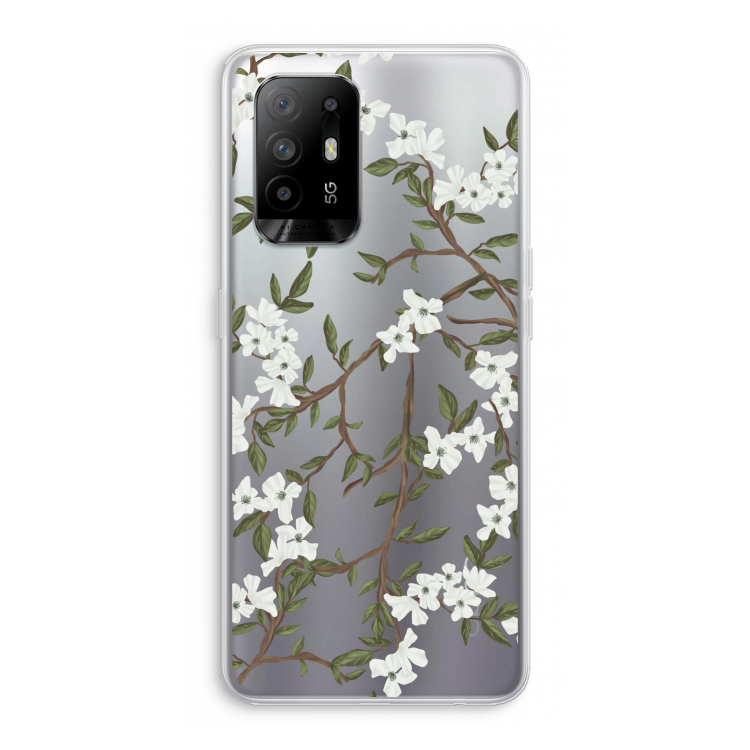 Blossoming spring: Oppo A95 5G Transparant Hoesje