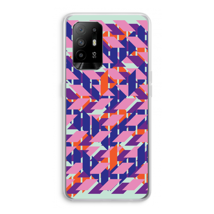 Skew Blush 3: Oppo A95 5G Transparant Hoesje