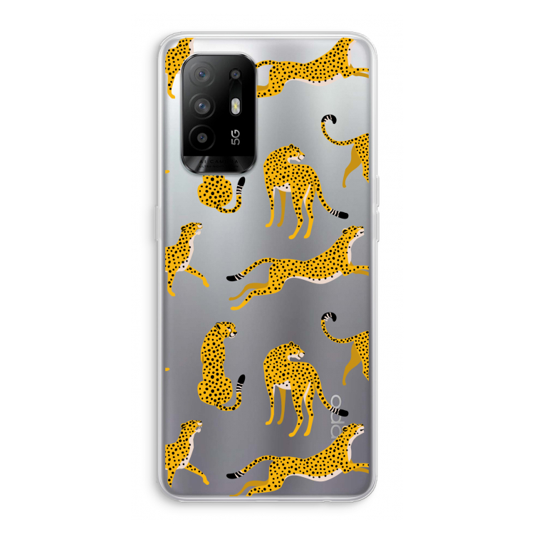 Luipaard: Oppo A95 5G Transparant Hoesje