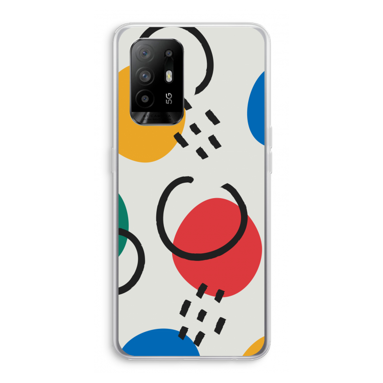 Illustratieve pop 3: Oppo A95 5G Transparant Hoesje
