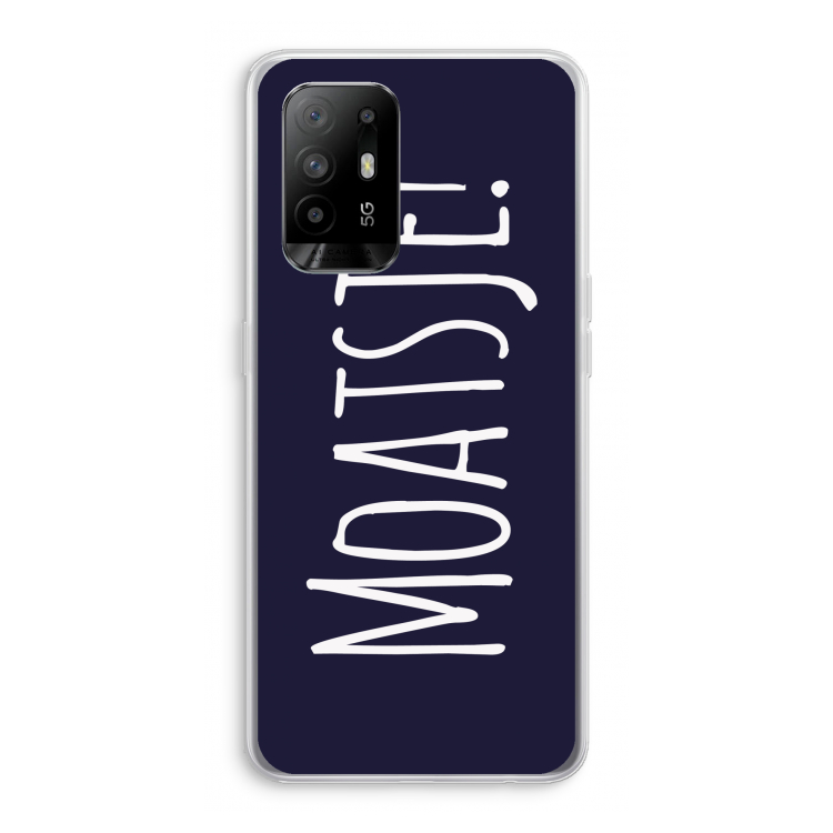 Moatsje!: Oppo A95 5G Transparant Hoesje