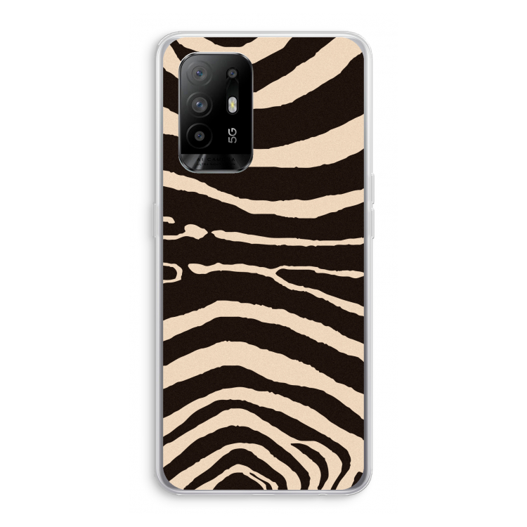 Arizona Zebra: Oppo A95 5G Transparant Hoesje